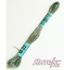 Нитки мулине металлизированные М-22 (8 м.) пр-во "Гамма" (1 шт.) Нитки мулине металлизированные М-22 (8 м.) пр-во "Гамма" (1 шт.)