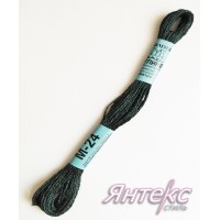 Нитки мулине металлизированные М-24 (8 м.) пр-во "Гамма" (1 шт.)