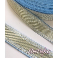 Лента полиэстер арт. VV-101 голубая (уп.50м.)