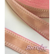 Лента полиэстер арт. VV-101 розовая (уп.50м.)