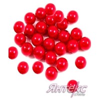 Бусины полуматовые д.16 мм. красный (уп.500 гр.) Бусины полуматовые д.16 мм. красный (уп.500 гр.)