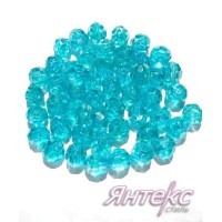Бусины граненые цв.небесно-голубой № 34 диам.6 мм. ( уп.500 г.) Бусины граненые цв.небесно-голубой № 34 диам.6 мм. ( уп.500 г.)
