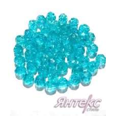 Бусины граненые цв.небесно-голубой № 34 диам.6 мм. ( уп.500 г.) Бусины граненые цв.небесно-голубой № 34 диам.6 мм. ( уп.500 г.)