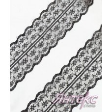 Кружево капоновое разрывное шир.4,5 см. арт. 3269 (уп.15 ярд.) черный Кружево капоновое разрывное шир.4,5 см. арт. 3269 (уп.15 ярд.) черный