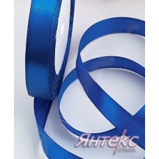 Лента атласная 12 мм (25 ярд) №040 синий