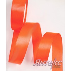 Лента атласная 2,5 см (уп.23м.) №023 морковный