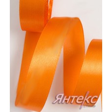 Лента атласная 2,5 см (уп.23м.) №025 оранжевый