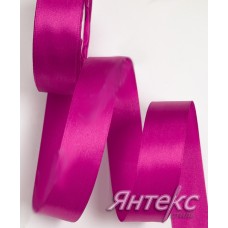 Лента атласная 2,5 см (уп.23м.) №027 фуксия