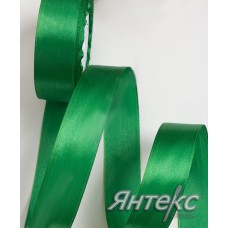 Лента атласная 2,5 см (уп.23м.) №118 зеленый