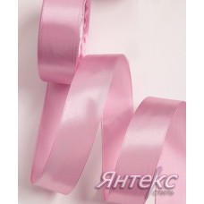 Лента атласная 2,5 см (уп.23м.) №135 розовый