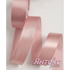 Лента атласная 2,5 см (уп.23м.) №146 дымчато-розовый