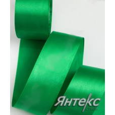 Лента атласная 5 см (уп.23м.) №019 зеленый