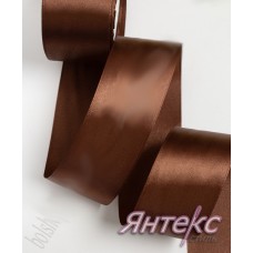 Лента атласная 5 см (уп.23м.) №032 темно-коричневый