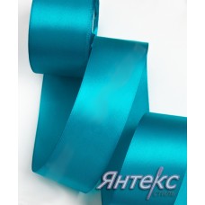 Лента атласная 5 см (уп.23м.) №047 бирюзовый