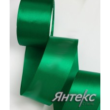 Лента атласная 5 см (уп.23м.) №076 зеленый