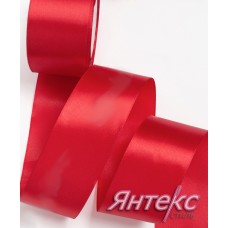 Лента атласная 5 см (уп.23м.) №163 красный