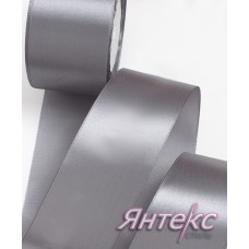 Лента атласная 5 см (уп.23м.) №180 серый