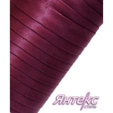 Бейка атласная шир.15мм. цвет бордовый № 114 ( уп.83 м.) Бейка атласная шир.15мм. цвет бордовый № 114 ( уп.83 м.)