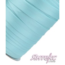 Бейка атласная шир.15мм. цвет голубой № 128 ( уп.77 м.) Бейка атласная шир.15мм. цвет голубой № 128 ( уп.77 м.)