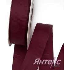 Лента репсовая 25 мм. (уп.20 ярд.) арт.165 бургунди