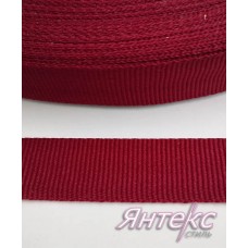 Лента брючная полиэстер шир.17 мм. (бордовый) уп.50 м. пр-во РБ Лента брючная полиэстер шир.17 мм. (бордовый) уп.50 м. пр-во РБ