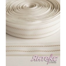 Лента корсажная с резиновой нитью шир.25 мм. (рулон 50 м.) белый пр-во РБ Лента корсажная с резиновой нитью шир.25 мм. (рулон 50 м.) белый пр-во РБ