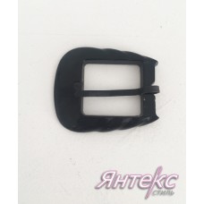 Пряжка пластмассовая декоративная арт.135 (25х30 мм.) черный (уп.1шт.) Пряжка пластмассовая декоративная арт.135 (25х30 мм.) черный (уп.1шт.)