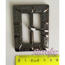 Пряжка пластмассовая декоративная арт.35 (70х52 мм.) черный никель (уп.1шт.) Пряжка пластмассовая декоративная арт.35 (70х52 мм.) черный никель (уп.1шт.)