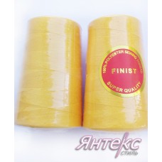 Нитки швейные 40/2 (5000 ярд.) № 518 (желтый)  Нитки швейные 40/2 (5000 ярд.) № 518 (желтый)
