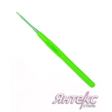 Крючок для вязания цветной 2 мм с пластиковой ручкой