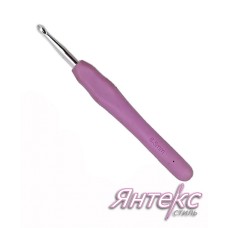 Крючок для вязания с резиновой ручкой 6,5 мм