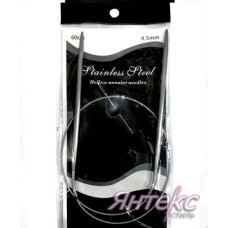 Спицы круговые d-4,5 мм. на тросике с иглой (дл.60 см). Спицы круговые d-4,5 мм. на тросике с иглой (дл.60 см).