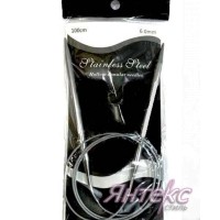 Спицы круговые d-6,0 мм. на тросике с иглой (дл.100 см). Спицы круговые d-6,0 мм. на тросике с иглой (дл.100 см).