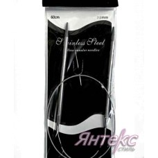 Спицы круговые d-7,0 мм. на тросике с иглой (дл.60 см). Спицы круговые d-7,0 мм. на тросике с иглой (дл.60 см).