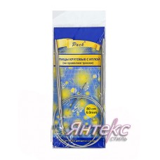 Спицы круговые дл.80 см 6,0мм на тросике, с иглой Спицы круговые дл.80 см 6,0мм на тросике, с иглой