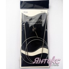 Спицы круговые "SS" мет. диам 2,0мм на тросе (длина  80см.) Спицы круговые "SS" мет. диам 2,0мм на тросе (длина  80см.)