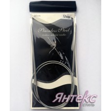 Спицы круговые "SS" мет. диам 3.5мм на тросе (длина  80см.) Спицы круговые "SS" мет. диам 3.5мм на тросе (длина  80см.)