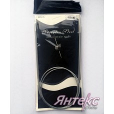 Спицы круговые "SS" мет. диам 4.0мм на тросе (длина  80см.) Спицы круговые "SS" мет. диам 4.0мм на тросе (длина  80см.)