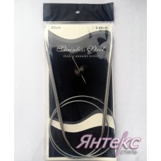 Спицы круговые "SS" мет. диам 5.0мм на тросе (длина  80см.) Спицы круговые "SS" мет. диам 5.0мм на тросе (длина  80см.)