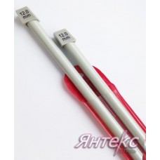 Спицы прямые тефлоновые с ограничителем в PVC-чехле дл.34 см. диам.12,0 мм.