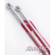 Спицы прямые тефлоновые с ограничителем в PVC-чехле дл.35 см. диам.7,0 мм.