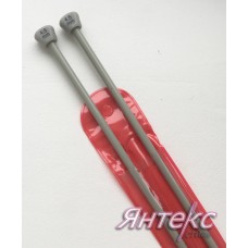 Спицы прямые тефлоновые с ограничителем в PVC-чехле дл.35см  диам. 4,5мм