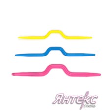 Спицы вспом. для вязания косичек пластик. разноразмерные уп.3 шт