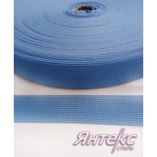 Лента окантовочная вязаная шир.23мм.(уп.100м.) голубой Лента окантовочная вязаная шир.23мм.(уп.100м.) голубой