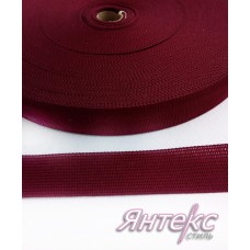 Лента окантовочная вязаная шир.23мм.(уп.100м.) бордовый Лента окантовочная вязаная шир.23мм.(уп.100м.) бордовый