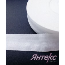 Лента окантовочная вязаная шир.30мм.(уп.100м.) белый Лента окантовочная вязаная шир.30мм.(уп.100м.) белый