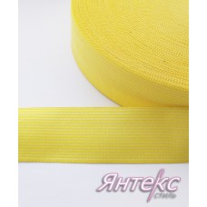 Лента окантовочная вязаная шир.30мм.(уп.100м.) желтый Лента окантовочная вязаная шир.30мм.(уп.100м.) желтый