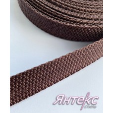 Лента ременная (стропа) шир.15мм коричневый (уп.25м) Лента ременная (стропа) шир.15мм коричневый (уп.25м)