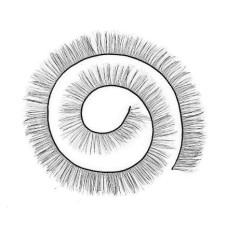 Реснички для кукол /10мм/ длинна 20 см. (черный) Реснички для кукол /10мм/ длинна 20 см. (черный)