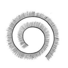 Реснички для кукол /8мм/ длинна 20 см. (черный) Реснички для кукол /8мм/ длинна 20 см. (черный)